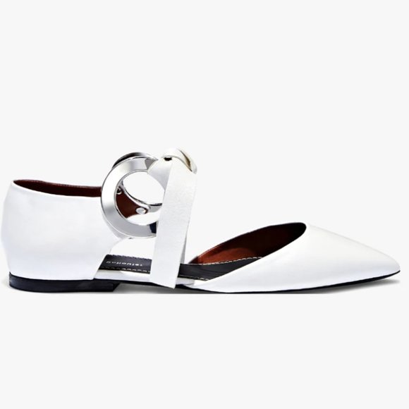 Proenza Schouler Grommet D'Orsay Flats - Picture 1 of 13